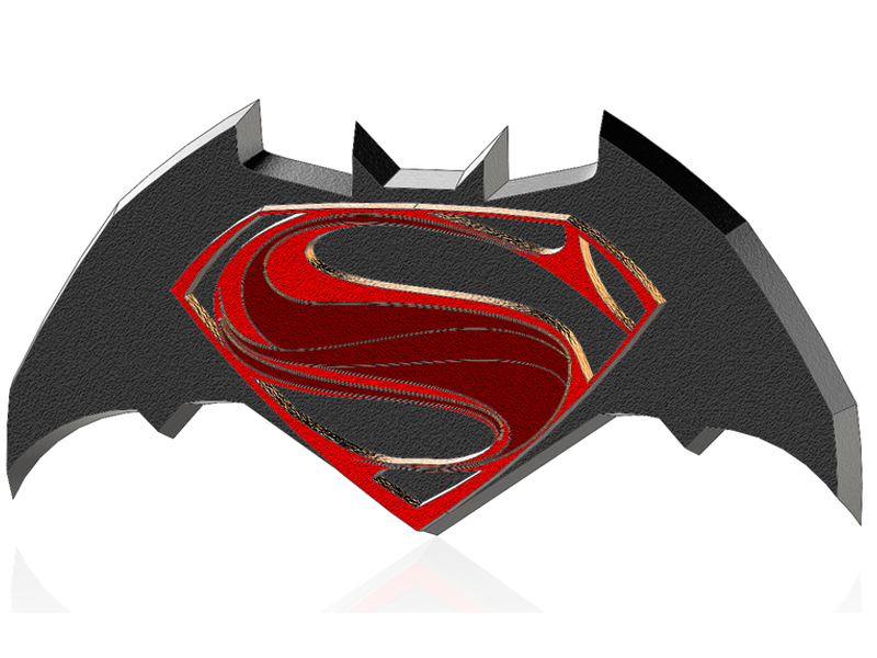 蝙蝠侠超人皮带扣