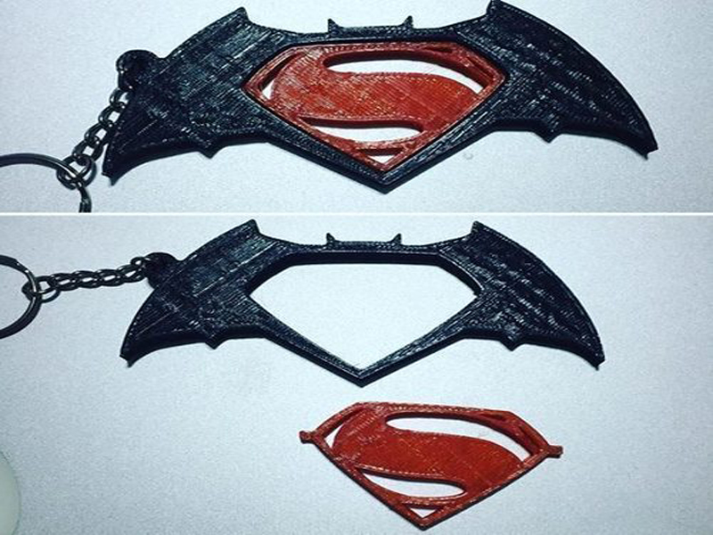 蝙蝠侠超人钥匙链