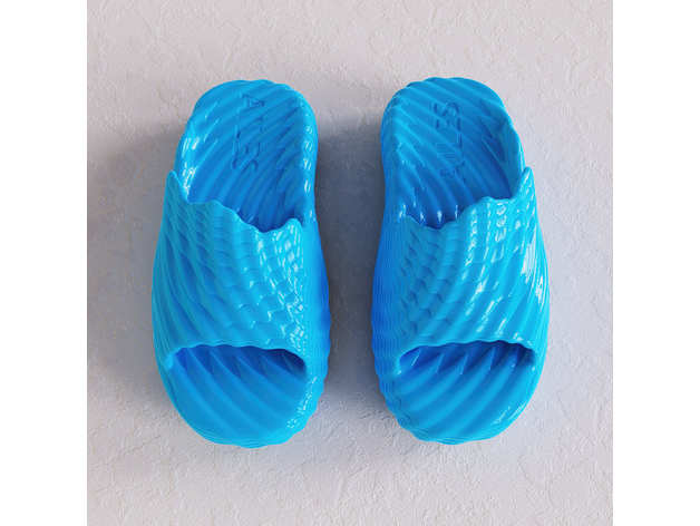 3D可打印拖鞋