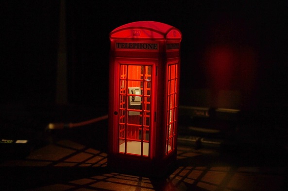 英国电话亭氛围灯