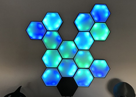 六角形LED壁灯