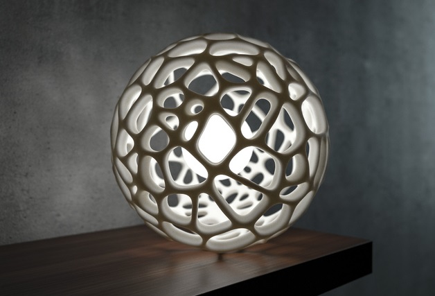 Voronoi 球 灯罩